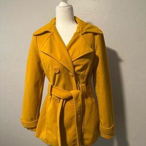 Jou Jou Mustard Trench Jacket